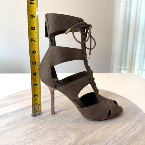 Authentic Louis Vuitton Corfu Women's Leather Gladiator Lace Up Sandals US Sz 5 - Picture 15 of 15